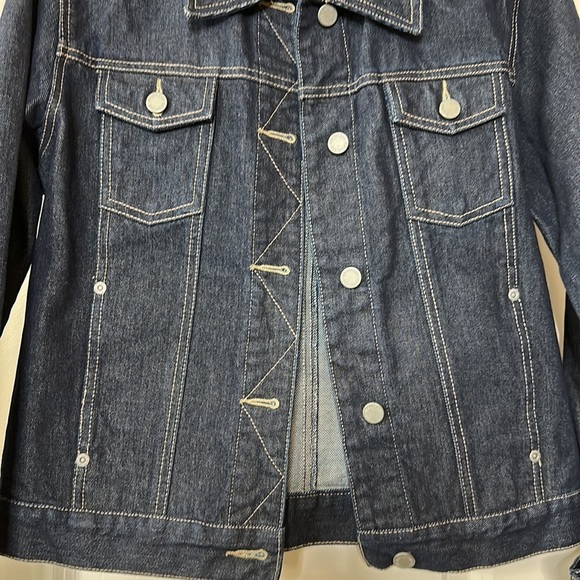 Dark wash denim (jean) jacket size medium - Picture 3 of 5